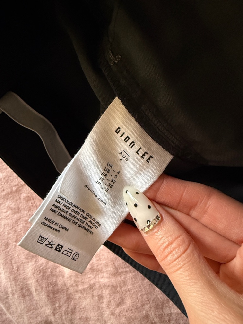 Dion Lee Black Belted Mini Skirt - Picture 5 of 8